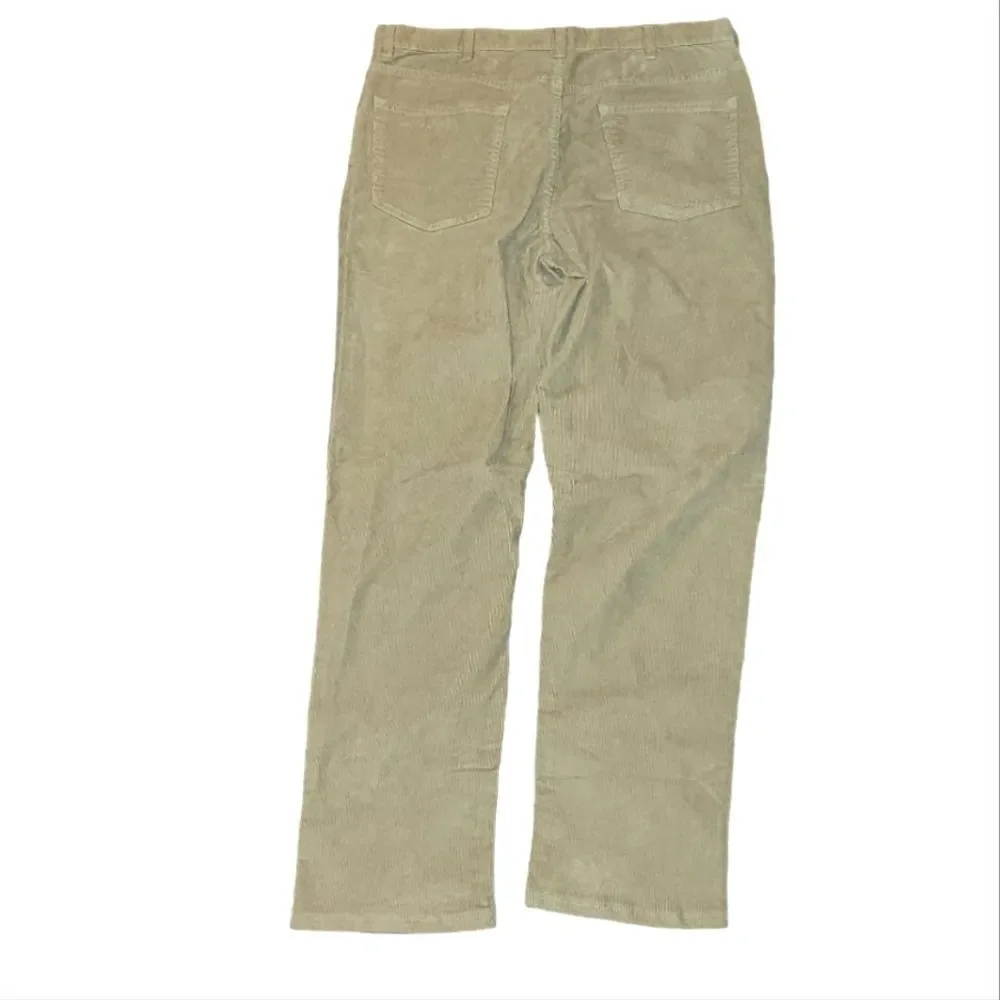 Land's End Mens Traditional Fit Corduroy Pant Size 36 Tan NWT